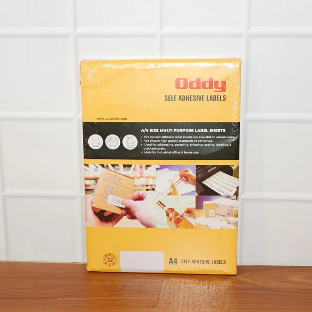 Self-Adhesive Labels A4 Sheets – 2400 Permanent Printer Stickers