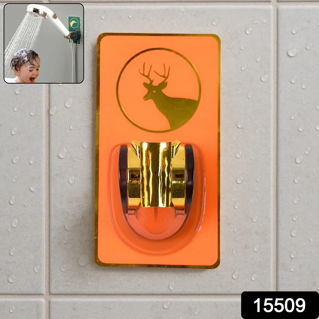 Self-Adhesive Shower Head Holder – Adjustable No-Drill Mount