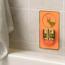 Self-Adhesive Shower Head Holder – Adjustable No-Drill Mount