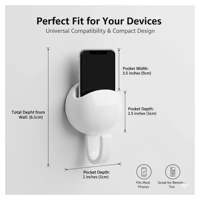 Self-Adhesive Strong Wall Hooks – Heavy Duty & Multipurpose