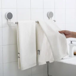 Self-Adhesive Towel Rod – Rust-Resistant & Drill-Free Installation