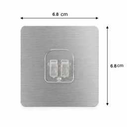 Self-Adhesive Transparent Wall Hook – Damage-Free, Reusable Holder