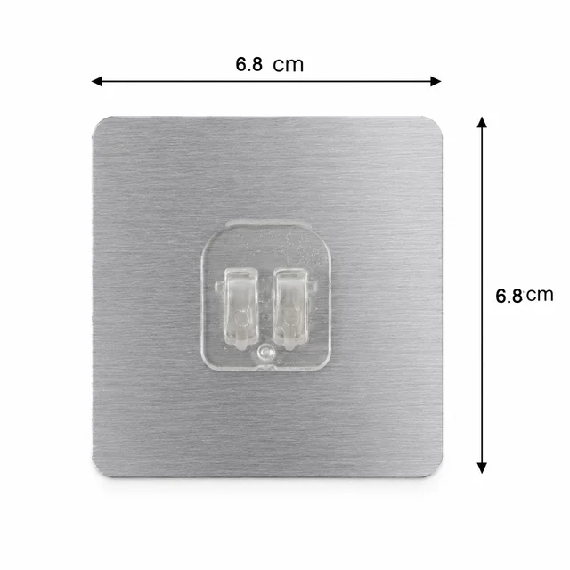 Self-Adhesive Transparent Wall Hook – Damage-Free, Reusable Holder