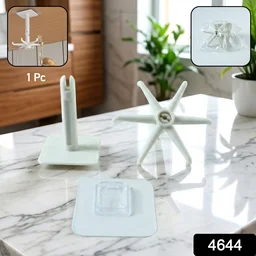 Self-Adhesive Wall Hook – 360° Rotating & Waterproof | GlimmerHome