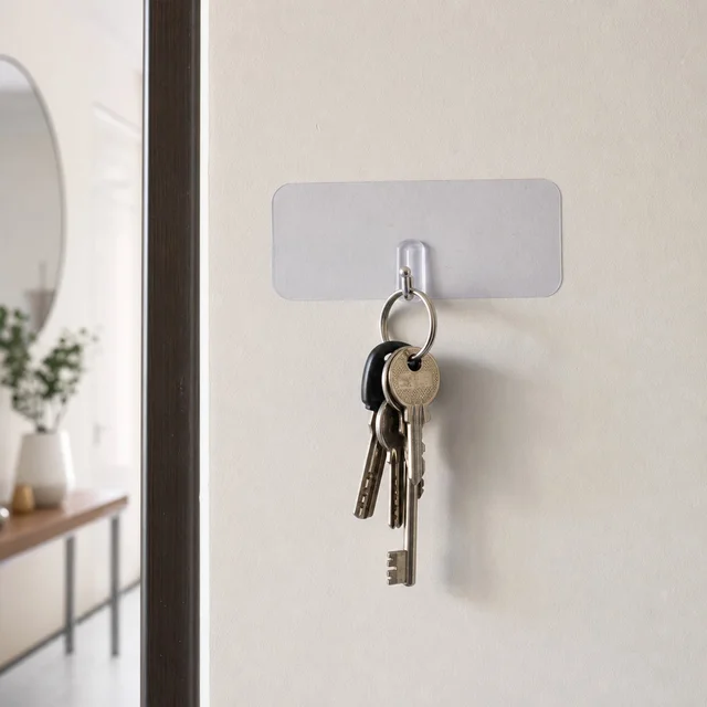 Self-Adhesive Wall Hook – Damage-Free, Waterproof & Easy to Install