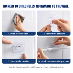 Self-Adhesive Wall Hook – Heavy Duty & Easy to Install