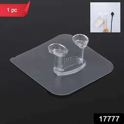 Self-Adhesive Wall Hook – Strong, Transparent & Removable | GlimmerHome