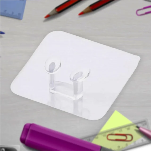 Self-Adhesive Wall Hook – Strong, Transparent & Removable | GlimmerHome