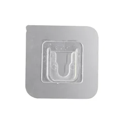 Self-Adhesive Wall Hook – Transparent, Strong Hold | GlimmerHome