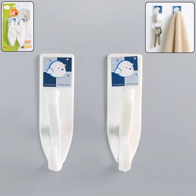 Self-Adhesive Wall Hooks – Strong Multipurpose Hangers | VoltDesk
