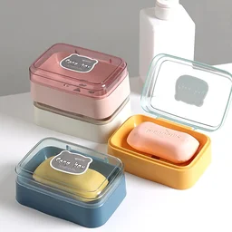 Self-Draining Soap Dish – Portable & Leakproof | VelvetBubbles