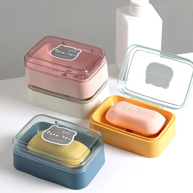 Self-Draining Soap Dish – Portable & Leakproof | VelvetBubbles