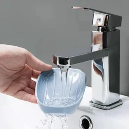 Self-Draining Soap Dish – Wall Mounted, No Drill | VelvetBubbles