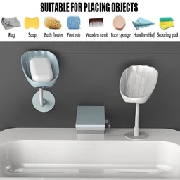 Self-Draining Soap Dish – Wall Mounted, No Drill | VelvetBubbles