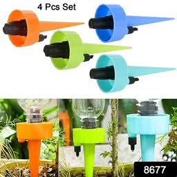 Self-Watering Spikes – Automatic Plant Waterer, 4 Pcs | Grow Garden Tools