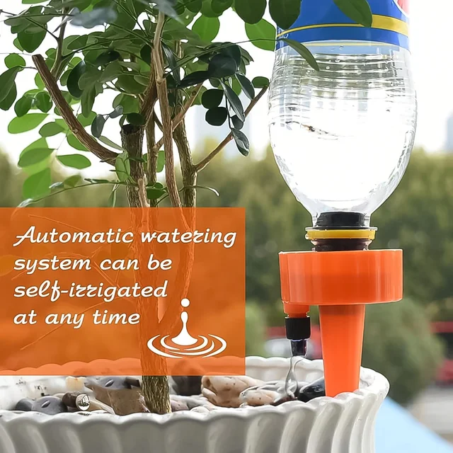 Self-Watering Spikes – Automatic Plant Waterer, 4 Pcs | Grow Garden Tools