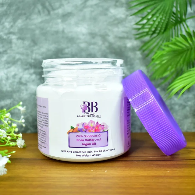 Shea Butter Body Cream – Deep Moisturisation with Argan Oil 450g