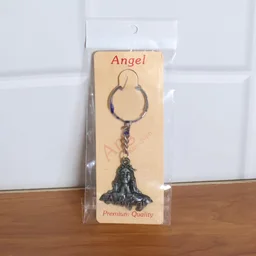 Shiva Face Metal Keychain – Durable Spiritual Accessory