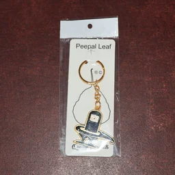 Shivling Keychain – Durable Golden Metal Devotional Charm