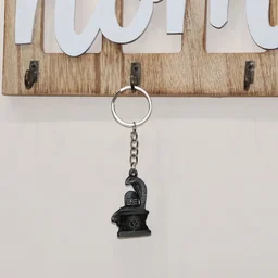 Shivling Trishul Metal Keychain Set – 5 Pc Durable Spiritual Keyrings