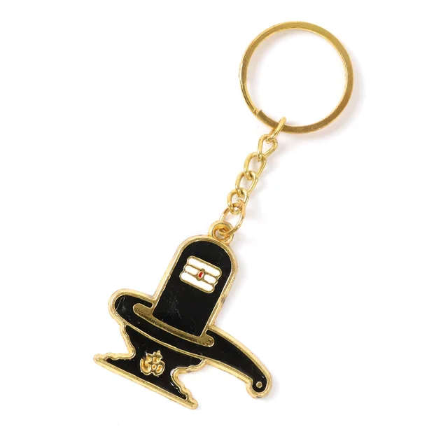Shivling Trishul Metal Keychain Set – 5 Pc Durable Spiritual Keyrings