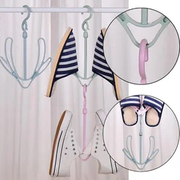 Shoe Drying Hanger – Rotatable Balcony & Closet Rack | Organivo