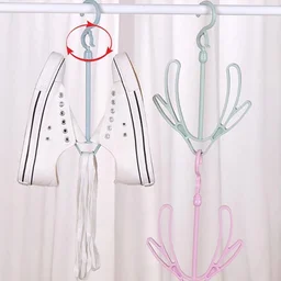 Shoe Drying Hanger – Rotatable Balcony & Closet Rack | Organivo