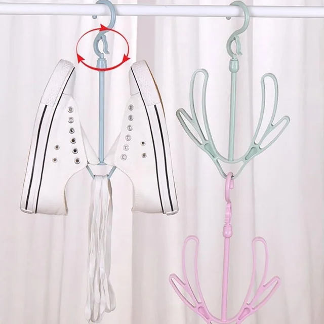 Shoe Drying Hanger – Rotatable Balcony & Closet Rack | Organivo