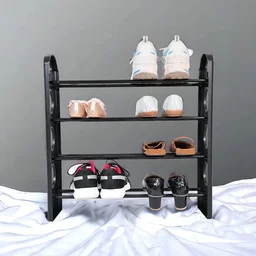 Shoe Rack 4-Tier – Space-Saving Footwear Organizer | Indo Glow