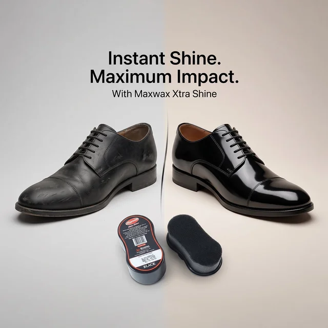 Shoe Shiner – Instant Shine with Built-in Sponge Applicator