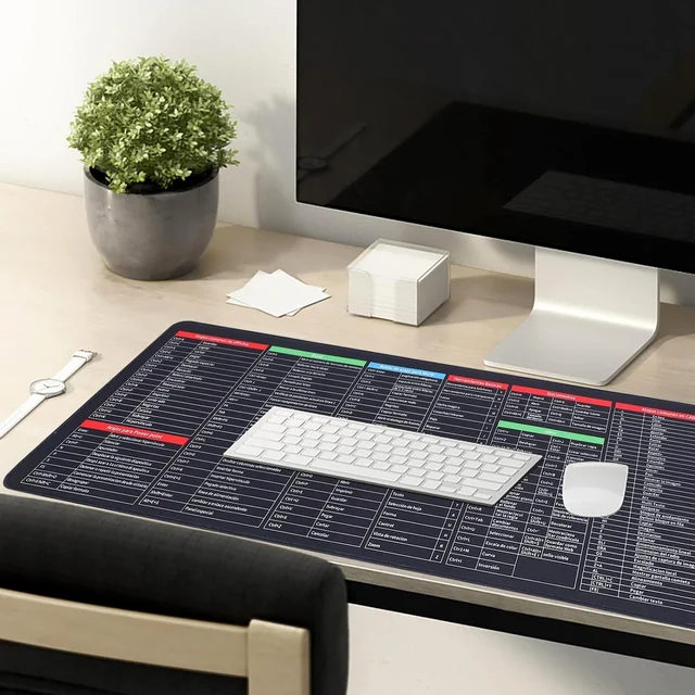 Shortcut Keyboard Mat – Large Anti-Slip Desk Pad | worko