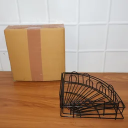 Shower Caddy Corner – 2 Pc Iron Bathroom Organizer | Mist & Relax