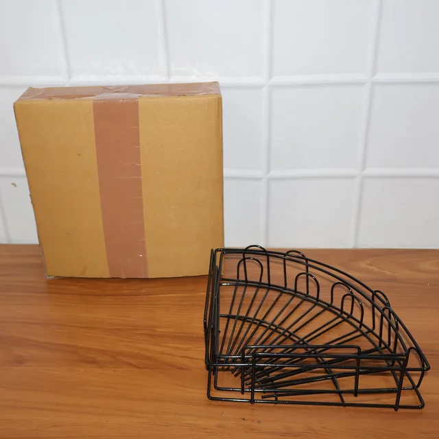 Shower Caddy Corner – 2 Pc Iron Bathroom Organizer | Mist & Relax