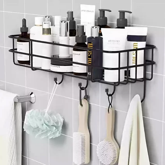 Shower Shelf Rack – Lightweight 3-in-1 Iron Organizer