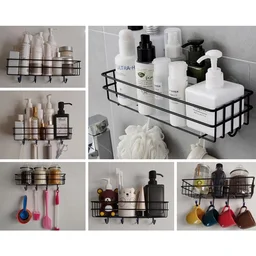 Shower Shelf Rack – Lightweight 3-in-1 Iron Organizer