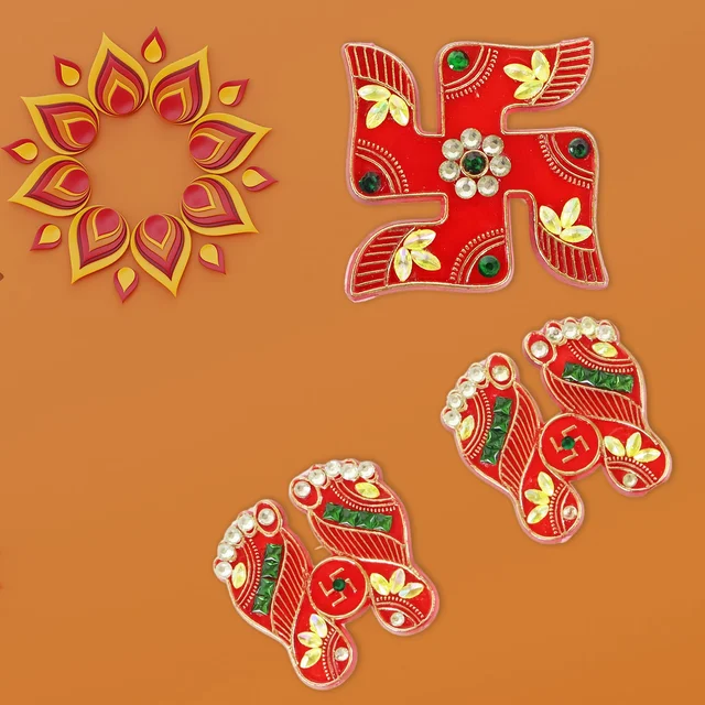Shubh Labh Door Hanging Set – 6 Pieces Traditional Festive Decor
