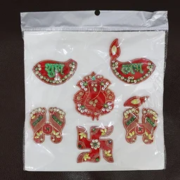 Shubh Labh Door Hanging Set – 6 Pieces Traditional Festive Decor