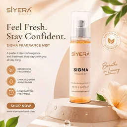 Sigma Fragrance Mist Body Spray – Long Lasting Refreshing Scent