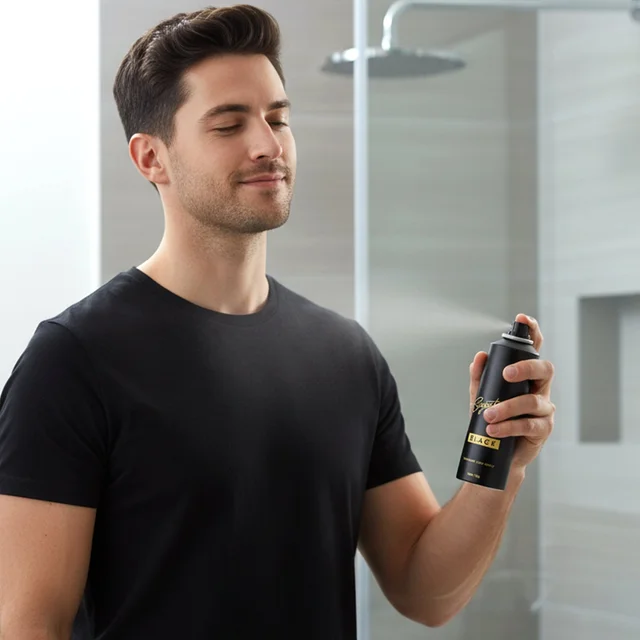 Signature Black Body Spray – Long Lasting Masculine Fragrance