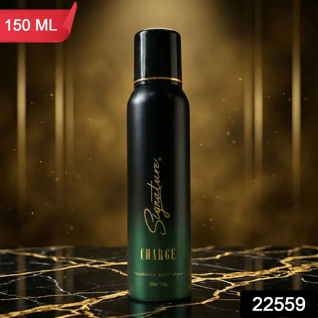Signature Charge Body Spray – Long Lasting masculine scent for Men