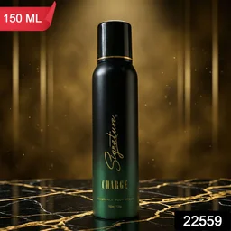 Signature Charge Body Spray – Long Lasting masculine scent for Men