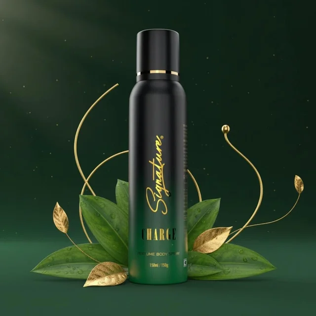 Signature Charge Body Spray – Long Lasting masculine scent for Men