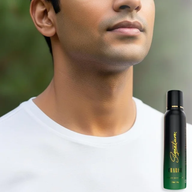 Signature Charge Body Spray – Long Lasting masculine scent for Men