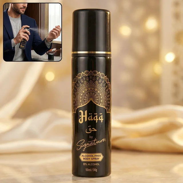 Signature Haqq Body Spray – Long-Lasting, Alcohol-Free Fragrance