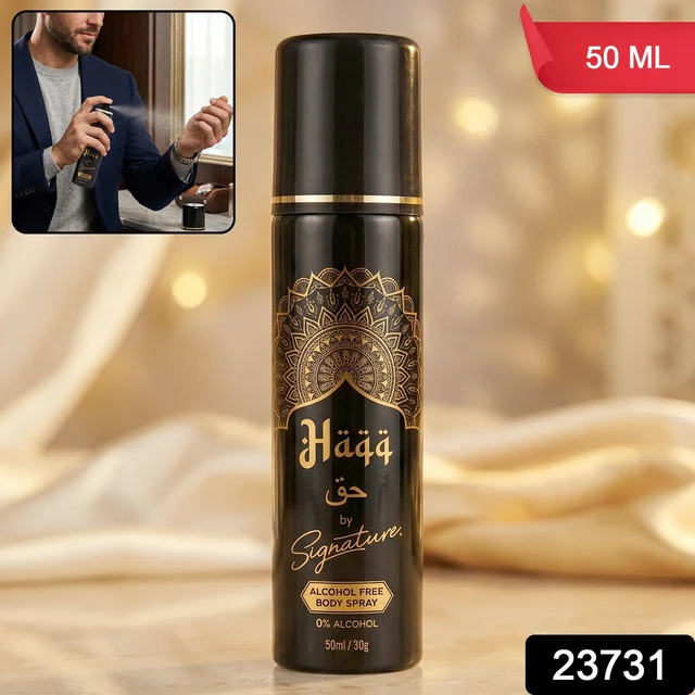 Signature Haqq Body Spray – Long-Lasting, Alcohol-Free Fragrance