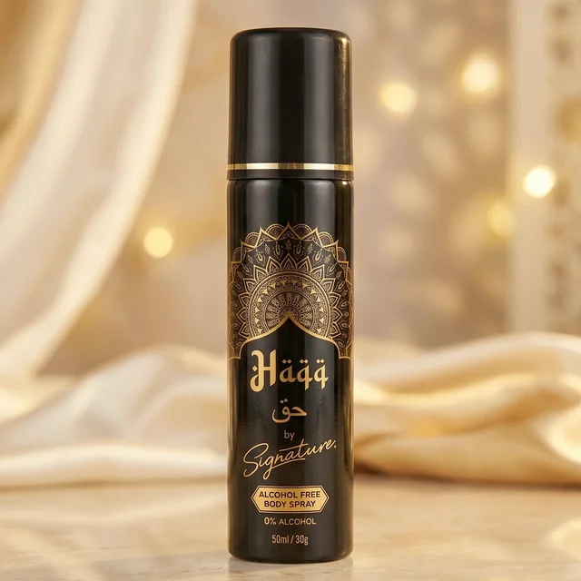 Signature Haqq Body Spray – Long-Lasting, Alcohol-Free Fragrance