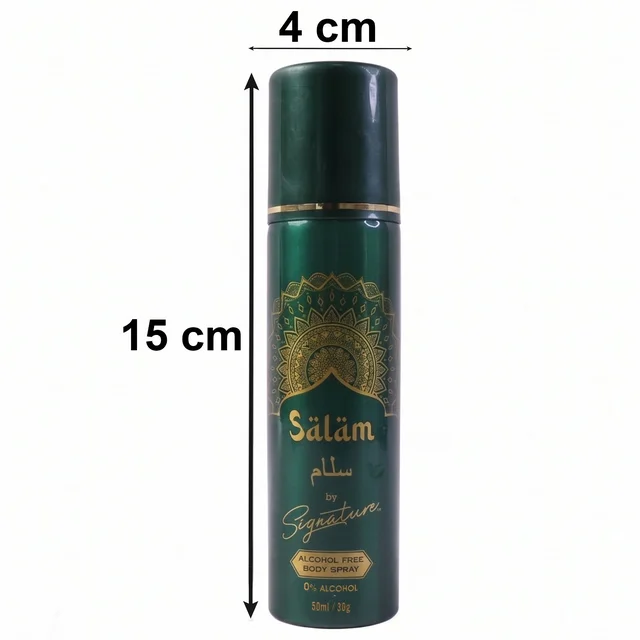 Signature Salam Men’s Body Spray – Long-Lasting Freshness in 50 ML