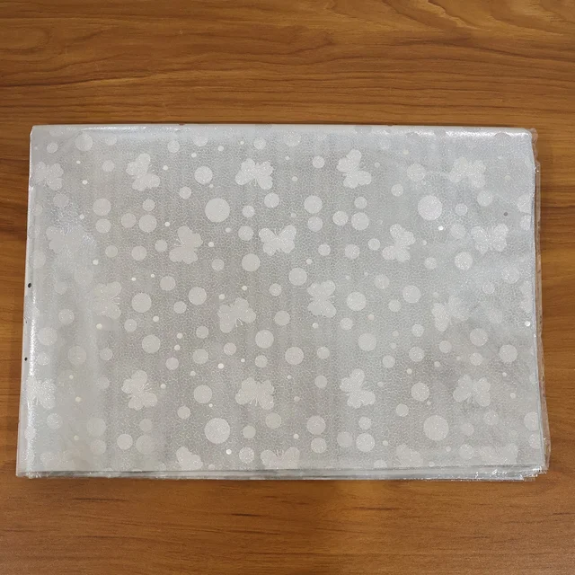 Silver Decorative Gift Wrapping Paper Sheets – 20 Pieces Premium Pack