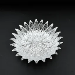 Silver Finish Serving Tray – Decorative Mukhwas & Dry Fruit Platter | Indo Glow