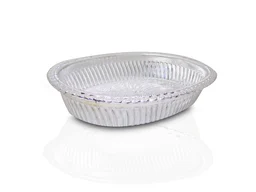 Silver Gift Tray – Royal Design Oval Decorative | Jiaqi